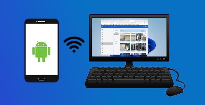 Accéder au contenu d'un smartphone en wifi depuis un navigateur internet sur PC